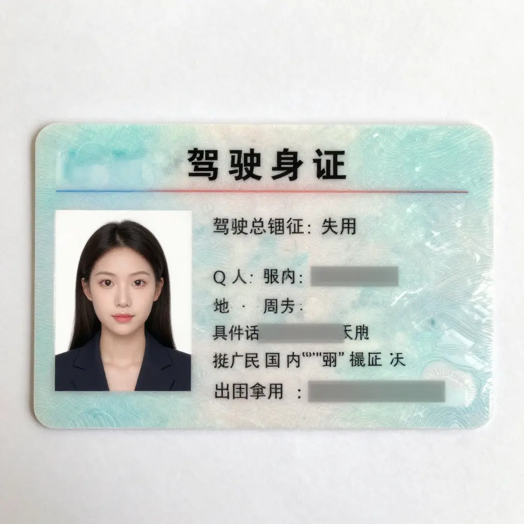 Example of a compliant document photo with correct dimensions